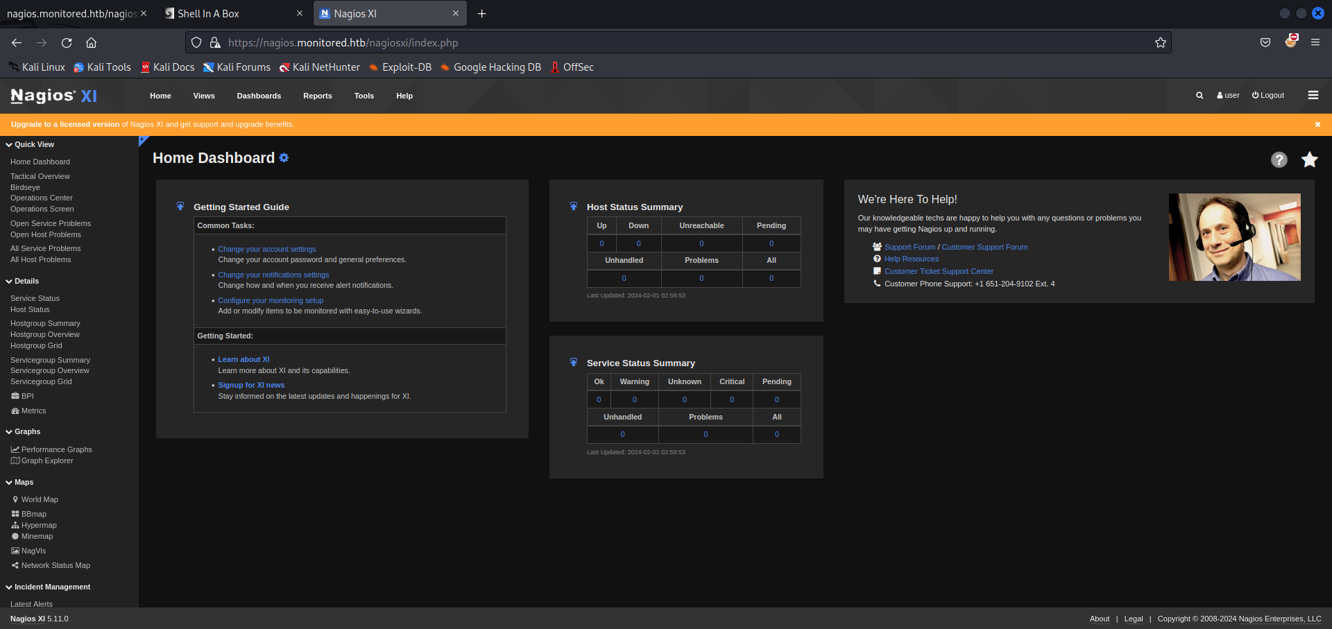 Screenshot for Monitored